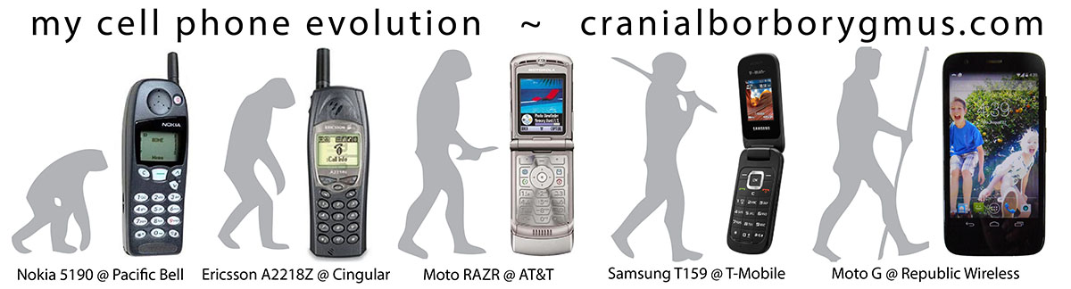 my cell phone evolution from Pacific Bell to Republic Wireless